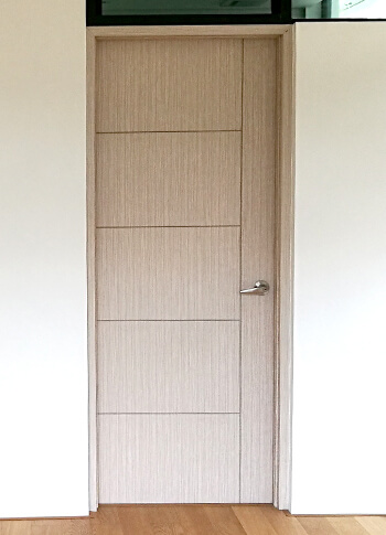 Semi-solid PVC Door