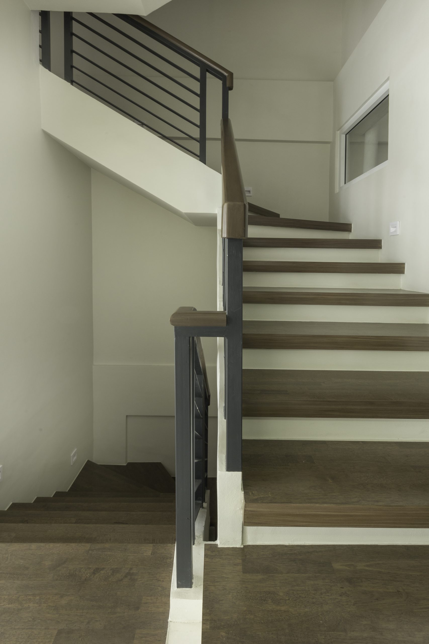 Engineered Rubber Wood Stair Planks - Walnut Stained